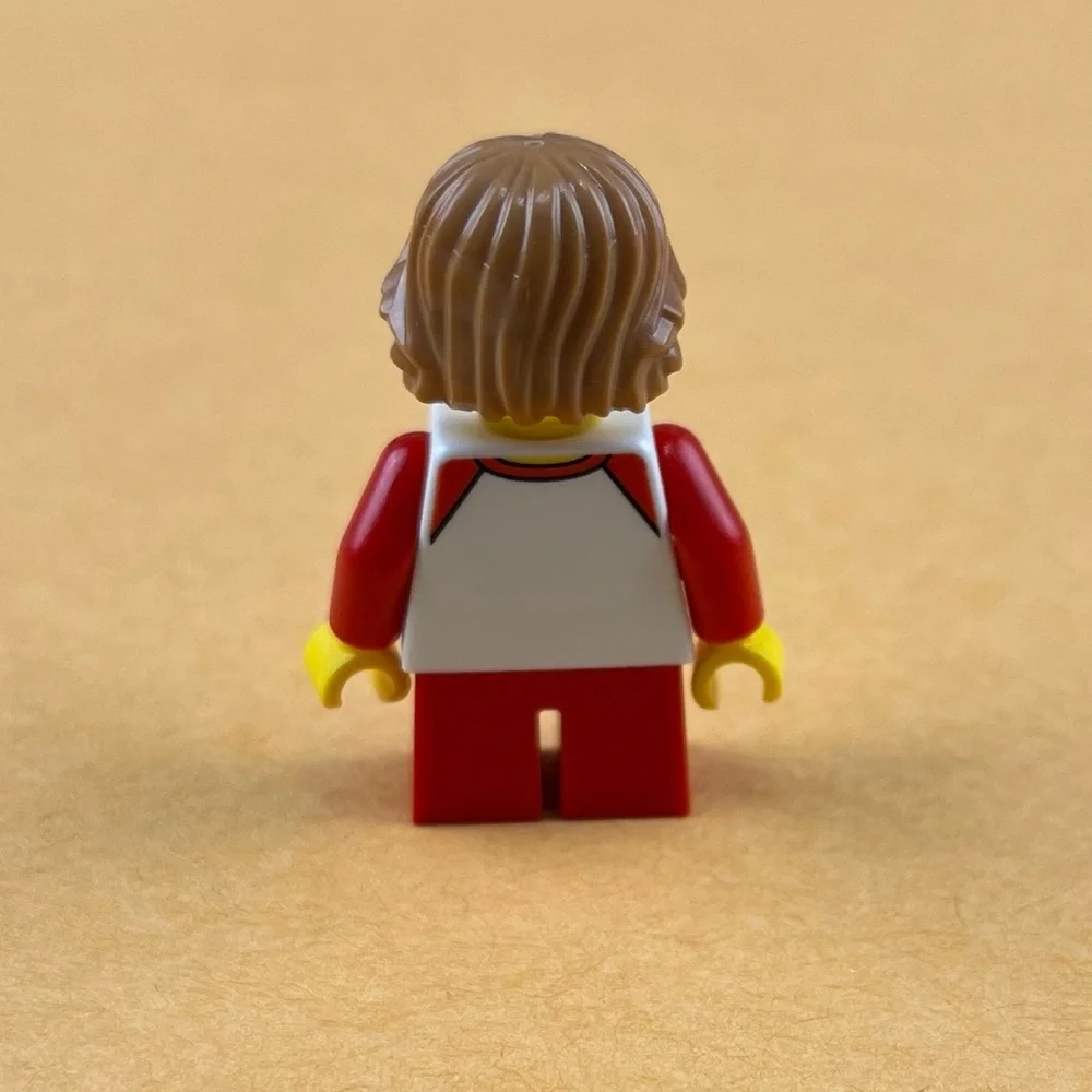 LEGO Minifigure Boy Kid in Benny Classic Space Shirt twn397 2”